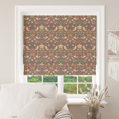 Strawberry Thief Crimson Fabric