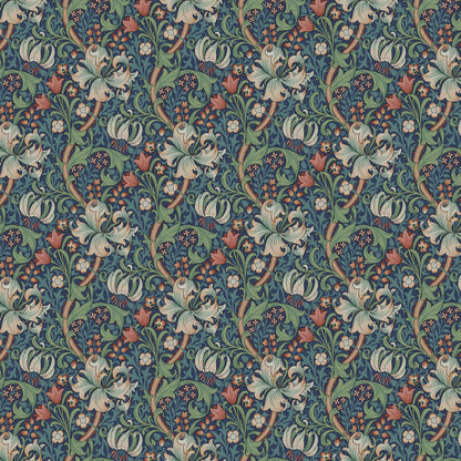 Golden Lily Jewel Fabric