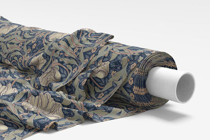 William Morris Pimpernel Navy Fabric