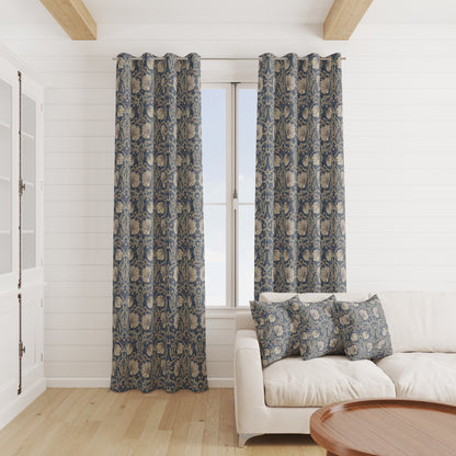 William Morris Pimpernel Navy Fabric