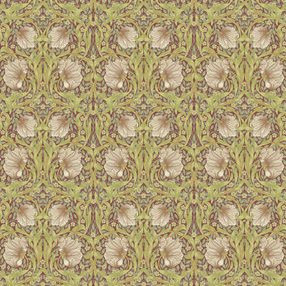 William Morris Pimpernel Crimson Fabric