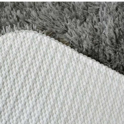 Soft Washable Grey Shaggy Rug | SA-04