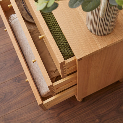 Wright Oak Chest of 3 Drawers