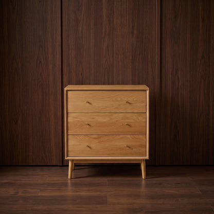Wright Oak Chest of 3 Drawers