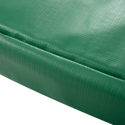 HOMCOM 12FT Replacement Trampoline Pad Thick Foam Safety Φ366cm Spring Cover Bounce Padding - Green