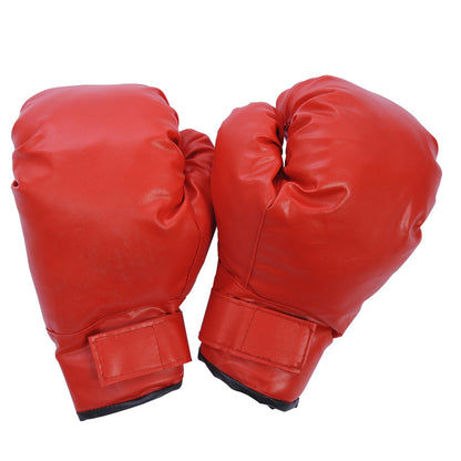 HOMCOM Training Boxing Punch Ball Set 125-145H x Φ43cm with Gloves Air Pump, 4-Position Adjustable Height Freestanding Boxing Speed Ball for Teenagers Exercise Training
