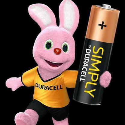 Duracell Simply AA Non Rechargeable Batteries, 12 Pack