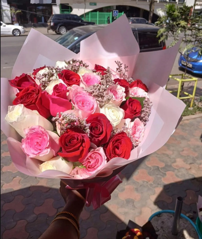 Valentine's Day Gift For Girlfriend Rose Bouquet