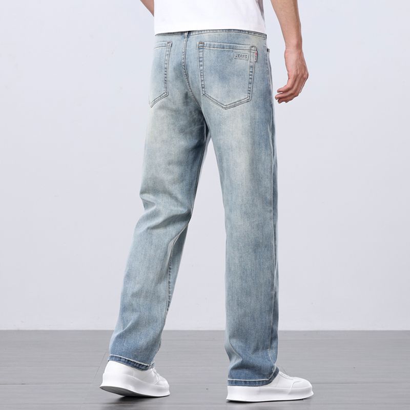 Loose Straight Summer Thin Men's Jeans