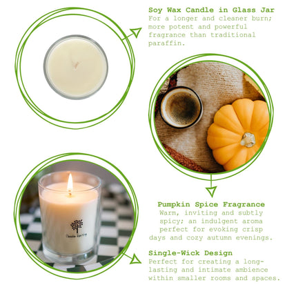 Soy Wax Scented Candle - 160g - Pumpkin Spice