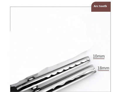 Triangle Dog Teeth Serrated Dressmaker's Shears Handmade Lace Arc Wave Scissors