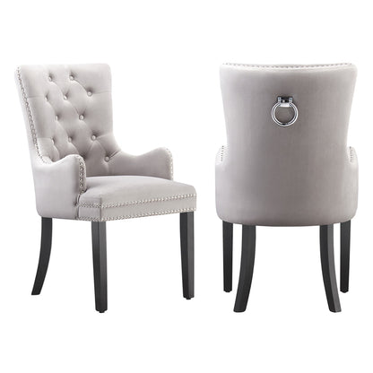 Windsor LUX Velvet Dining Chair (with armrests)