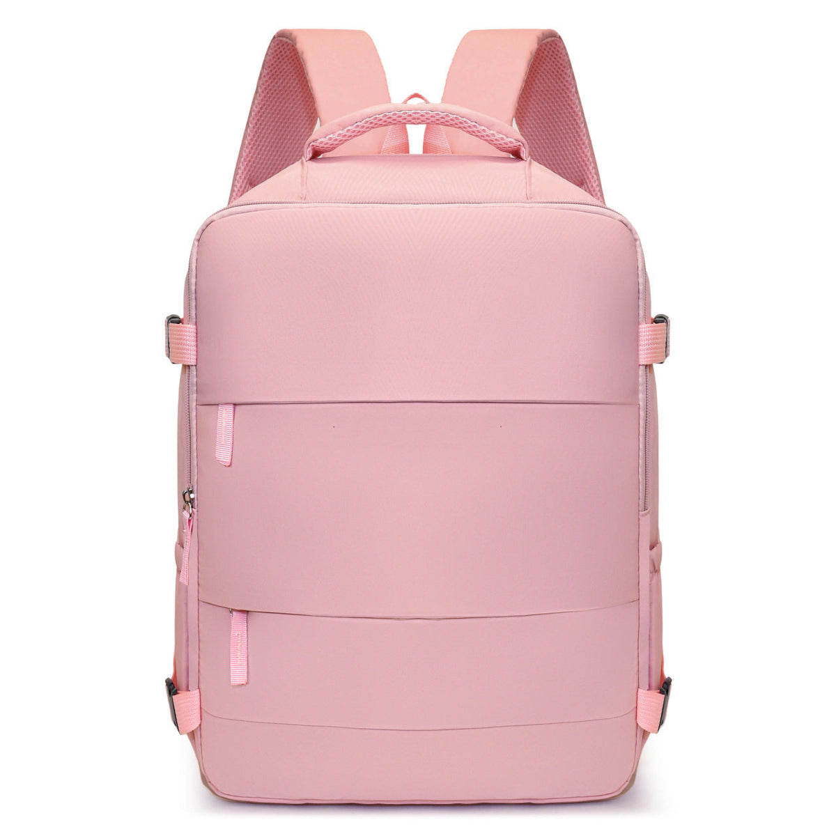 Women's Large Capacity Lightweight Multi-purpose Solid Color Travel Backpack