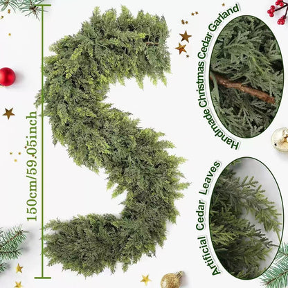 Christmas Holiday Simulation Soft Rubber Hand Feeling Cedar Table Decorative Ornament
