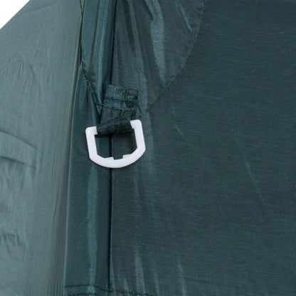Outsunny 3 M x 3 M Base/ 2.5 M x 2.5 M Top Pop Up Gazebo with Carry Bag, Height Adjustable Slant Leg Party Tent Instant Event Shelter for Garden, Patio, Green