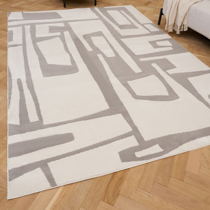 Loft Abstract Grey Rug