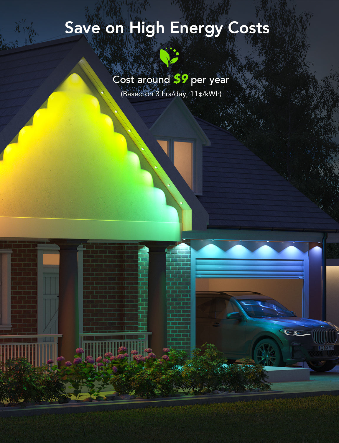 GOVEE RGBIC PERM OUTDOOR LIGHTS 15M IP67