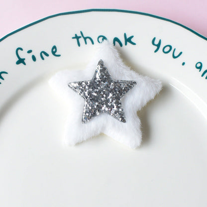 Cute Plush Star Charm - Decorative Accessories for Hair, Shoes & Phone Cases