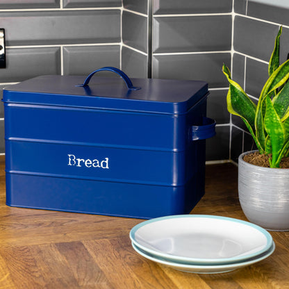 Vintage Metal Bread Bin