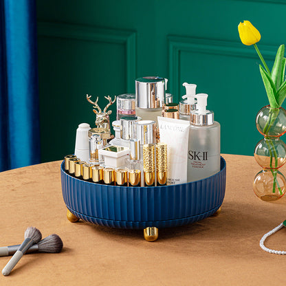 Home Light Luxury Cosmetic Storage Box Can Be Rotated