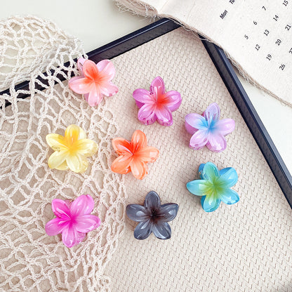 4cm Sweet Girl Plumeria Rubra Barrettes