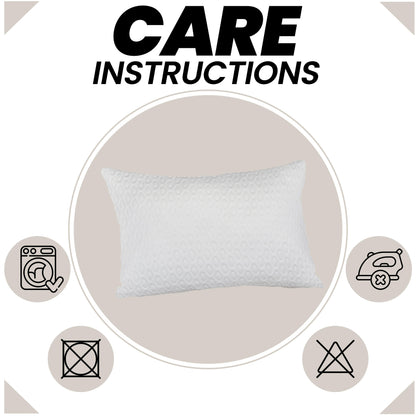 Air Flow Unique Luxury Hotel Quality Pillow Premium Fibre Filling for Superior Comfort and Support by OLIVIA ROCCO