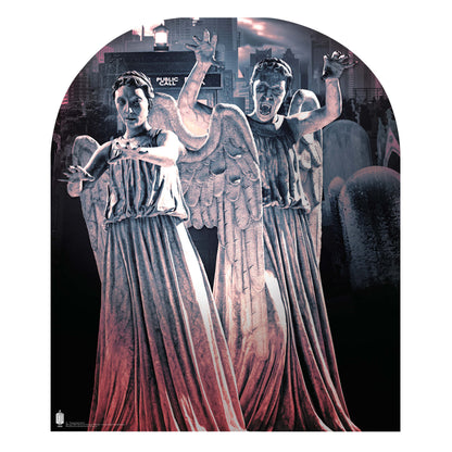 SC662 Weeping Angel SI child Cardboard Cut Out Height 115cm