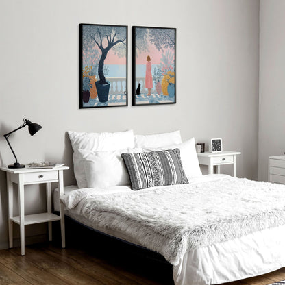 Art With Frames | Set of 2 Italian Lifestyle Wall art Prints