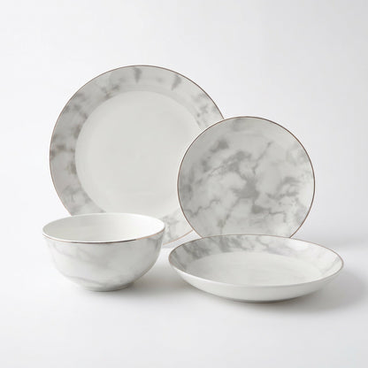 Aurelia 16-Piece Fine Bone China Dinner Set