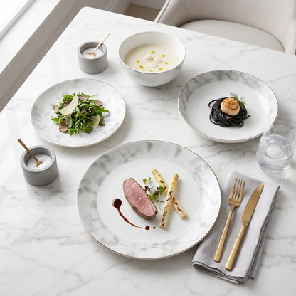 Aurelia 16-Piece Fine Bone China Dinner Set