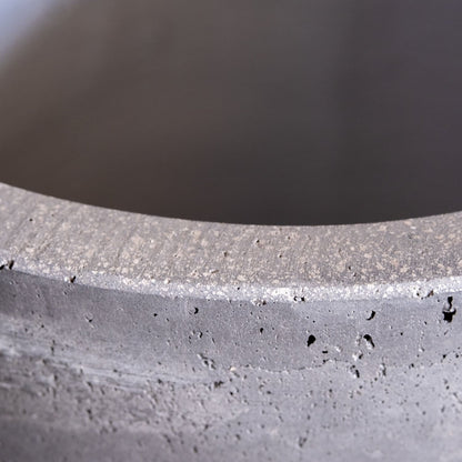 Aurella | Onyx Dusk – 30cm Medium Concrete Cylinder Planter – 13L Round Plant Pot