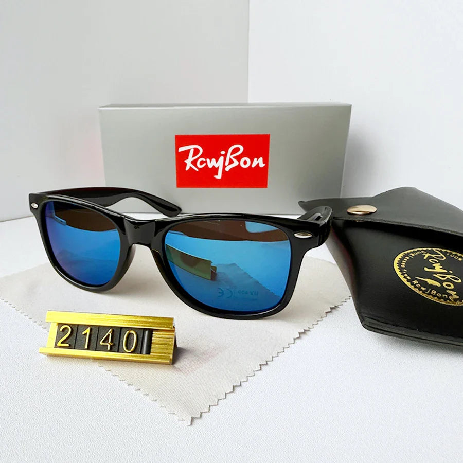 Classic RCWJBON 2140 Polarized Sunglasses Unisex Driving Sunglasses Luxury Fashion Designer Sunglasses Coating UV400 Eyewear