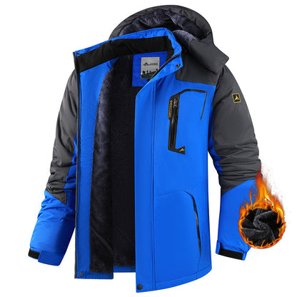 Warm Fleece Outdoor Windproof Mountaineering Cotton Jacket