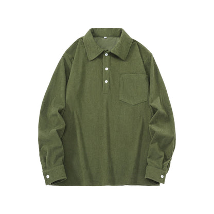 American Retro Casual Bottoming Shirt