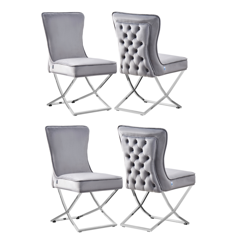 Trafalgar Velvet Dining Chair