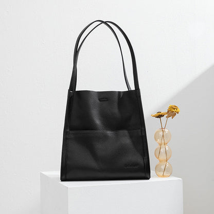 Cowhide Tote Large Capacity Shoulder Bag