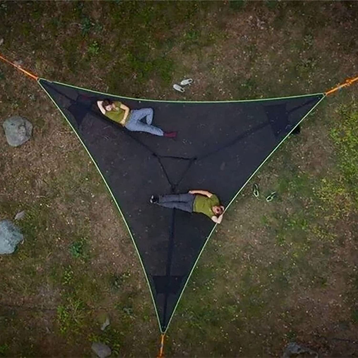 Premium Multi-Person Portable Triangle Hammock - Outdoor Camping & Garden Relaxation
