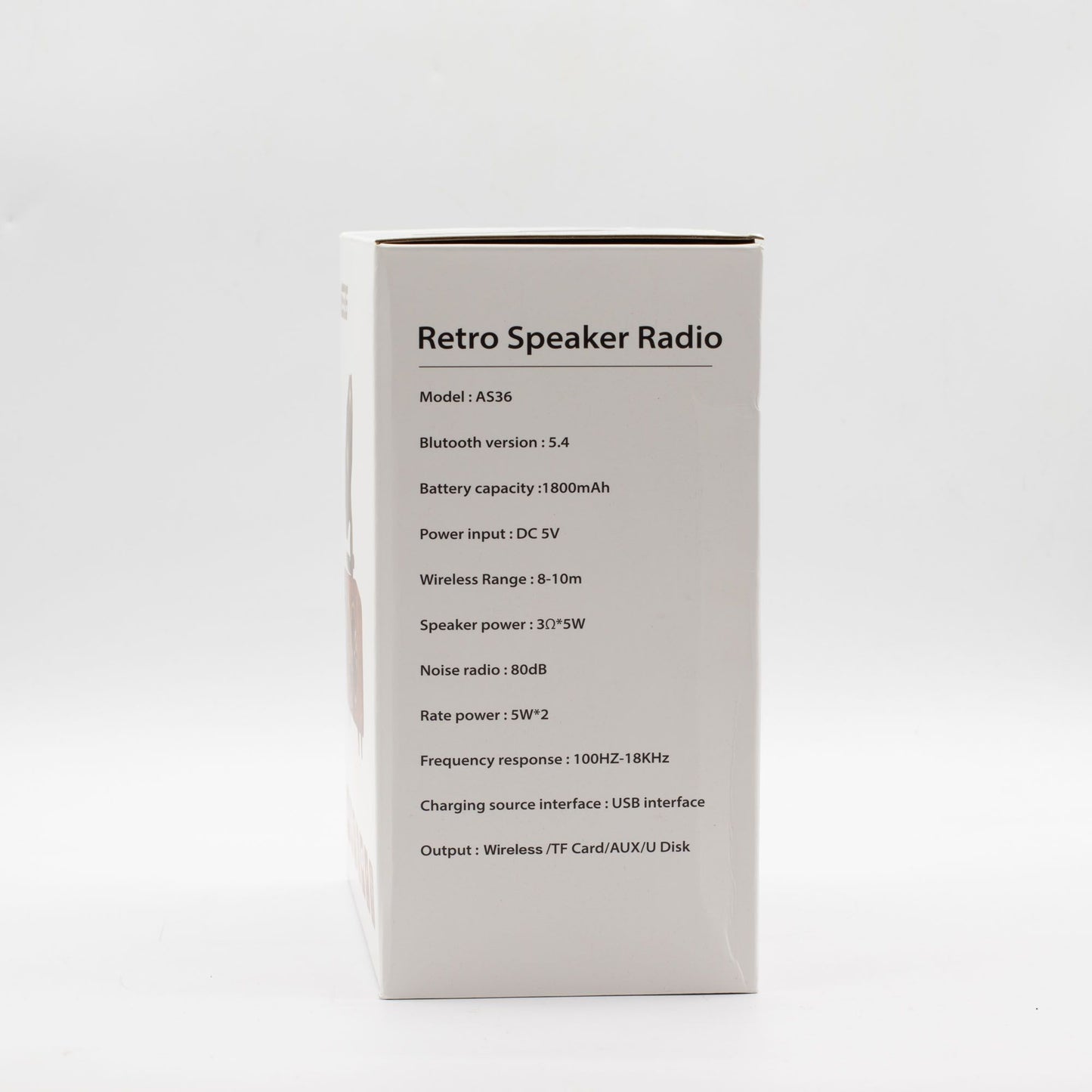 Retro Mini Double Gramophone Speaker - Bluetooth - 5.4 watt x 2