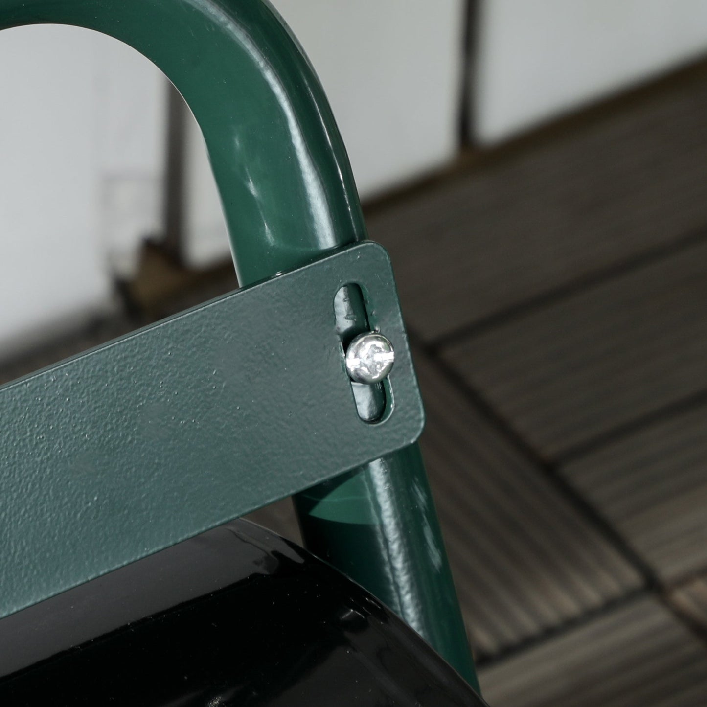 Outsunny 38L Fillable Cylinder Steel Lawn Roller - Dark Green