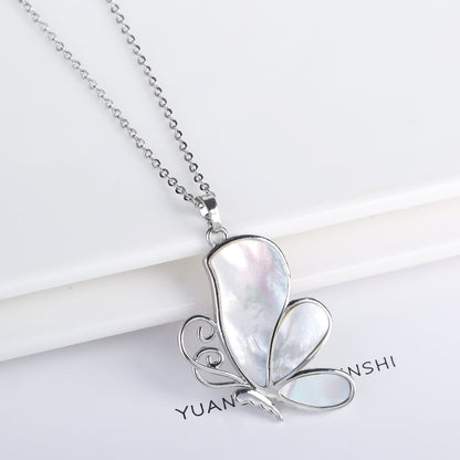 European And American New Inlaid Abalone Shell Pendant