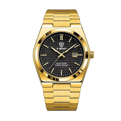 Butterfly Clasp Men's Quartz Swiss Watch