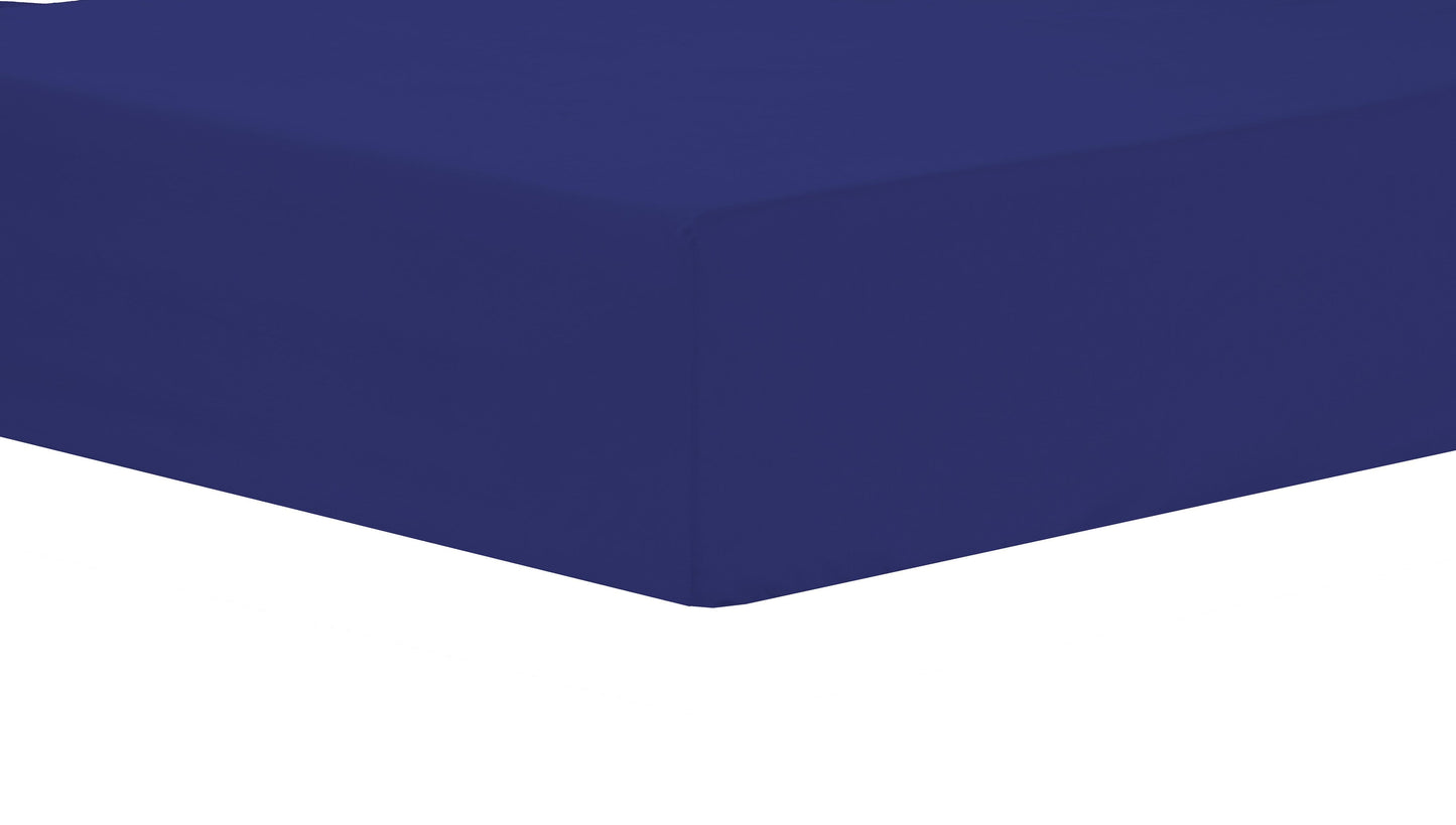 Basics Super Soft Durable Fitted Sheet High-Quality Indus Valley Cotton Linen Elasticated for Perfect Fit Multiple Sizes and Colours OEKO-TEX Certified Bedding by OLIVIA ROCCO