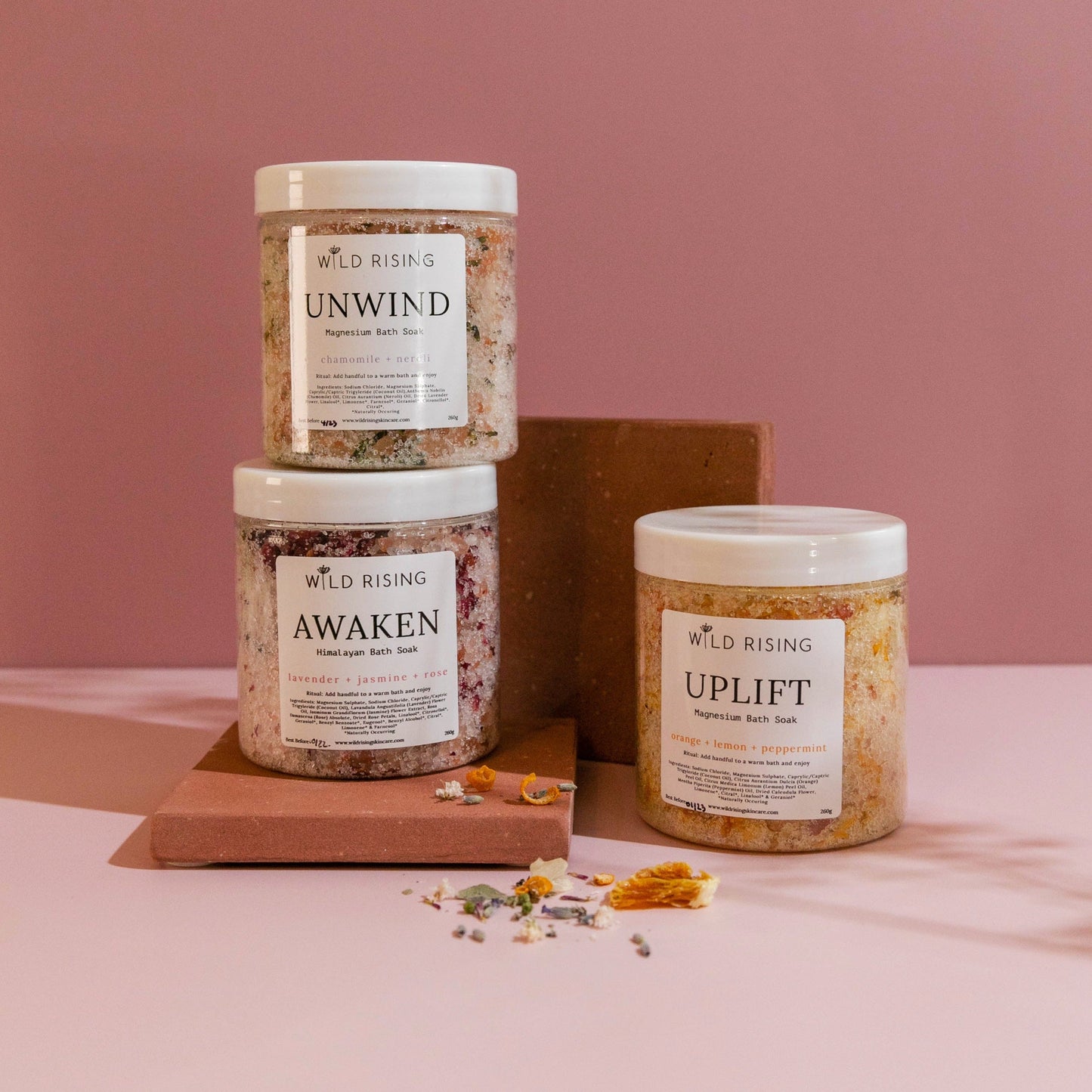 Awaken - Lavender, Jasmine and Rose Bath Salts