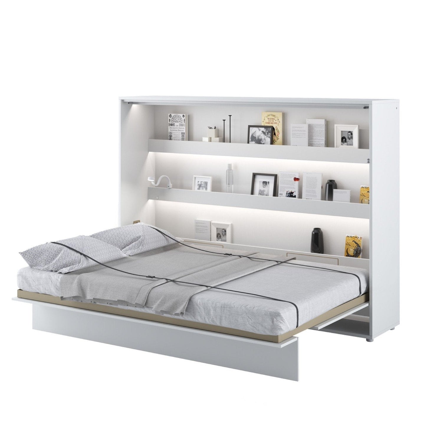 BC-04 Horizontal Wall Bed Concept 140cm Murphy Bed