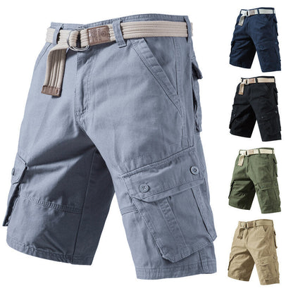 UrbanCargo Men’s Summer Shorts – Multi-Pocket Casual Cargo Shorts