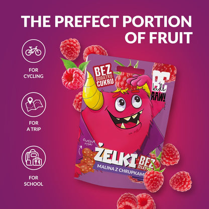 BB 30/09/2026 Kids Jelly Beans - Raspberry with Crisps 35g
