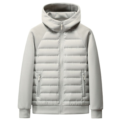Women's Stitching Fashion Personality Down Jacket