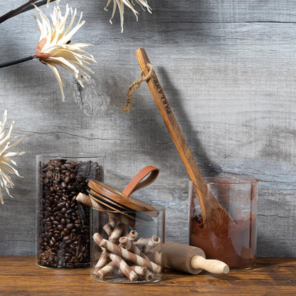 550ml Scandi Storage Jar with Loop Lid