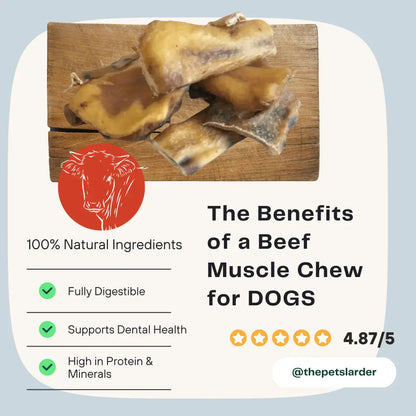 Beef Muscle Chew Natural Meat Chew For Dogs