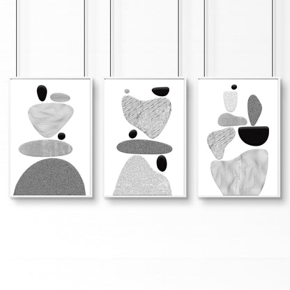 Black And White Poster Prints | Set of 3 wall art prints